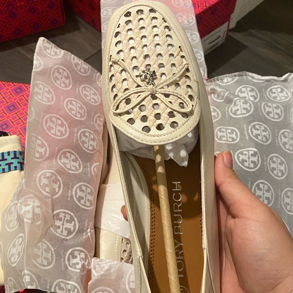 NEW TORY BURCH WOVEN LOAFER